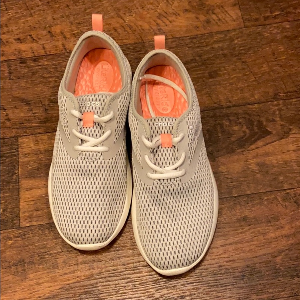 EUC Crocs tennis shoes